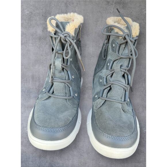Sorel Women's Explorer Next Joan Suede Faux Fur Waterproof Boot Womens Sz 7.5 - Picture 2 of 6